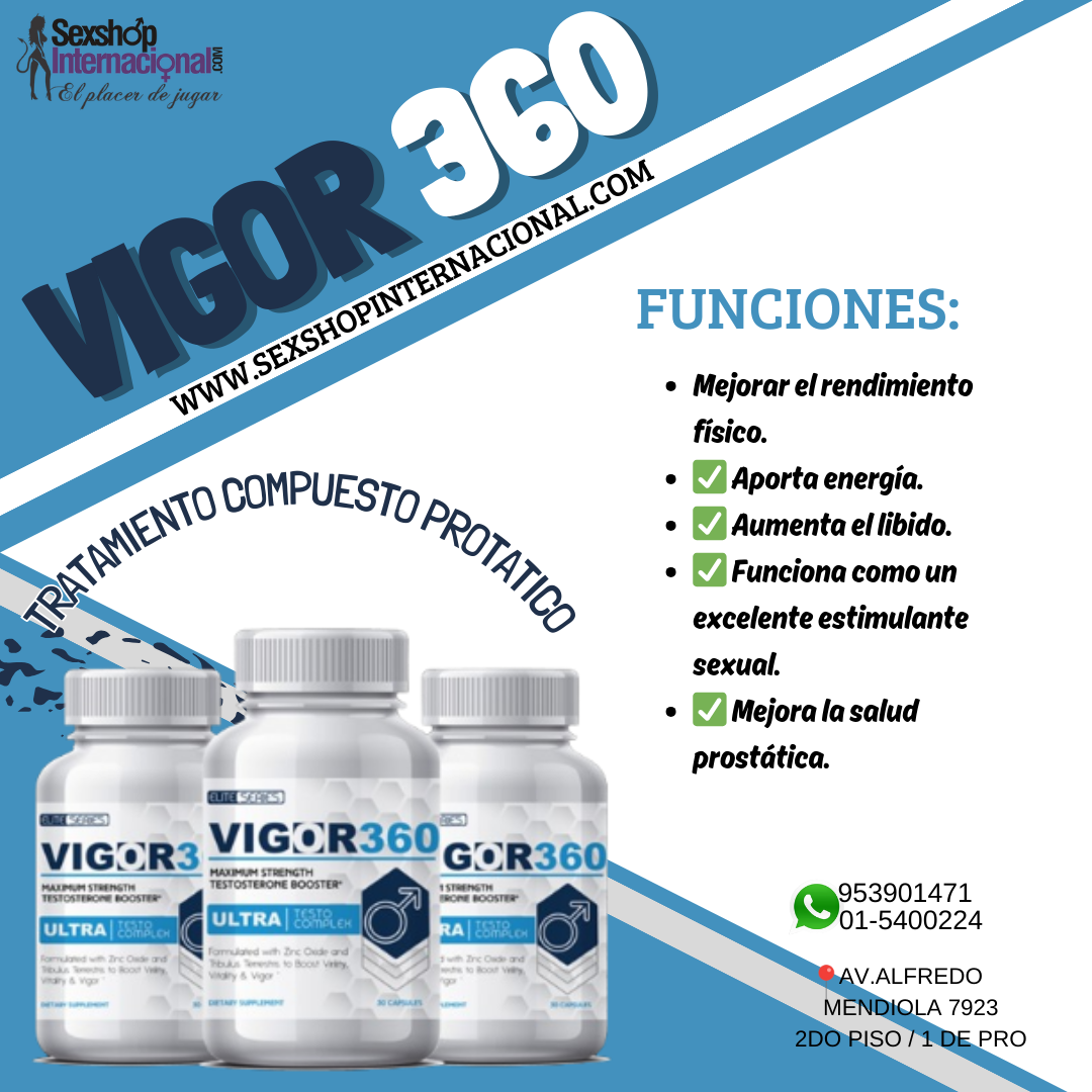 Vigor 360 es un suplemento masculino 